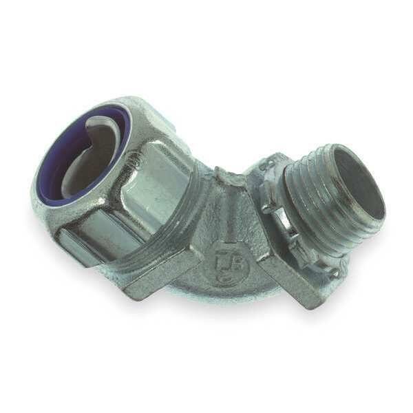Noninsulated Connector, 1-1/4 In., Steel, Abb, Mfr#: 5255