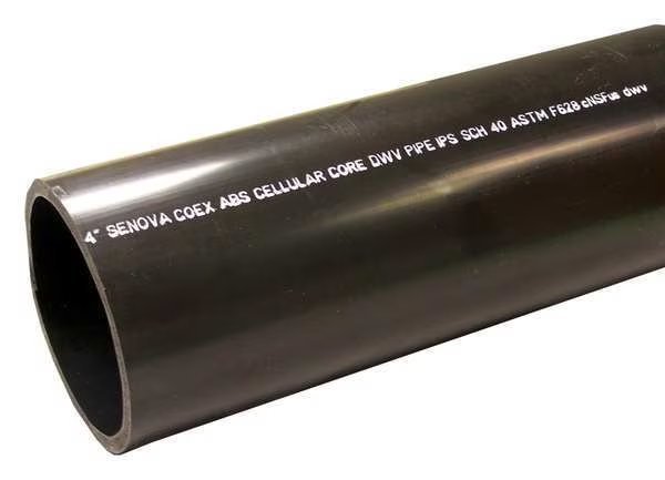 1-1/2" x 10 ft. Non-Threaded ABS DWV Pipe Sch 40, EnjoyTool Select, Mfr#: 29-1510