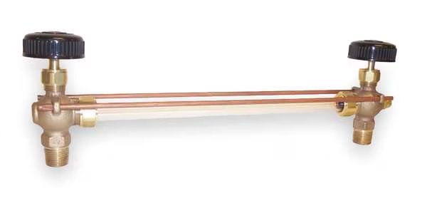 Water Gauge, Pipe Size 3/4 In, MNPT, Apollo Valves, Mfr#: 2020700
