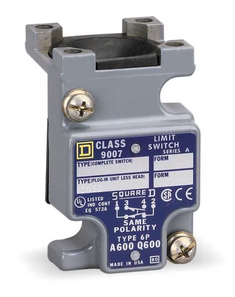 1NC/1NO Compact Limit Switch Body IP 65, 66, 67, Telemecanique Sensors, Mfr#: 9007CO52