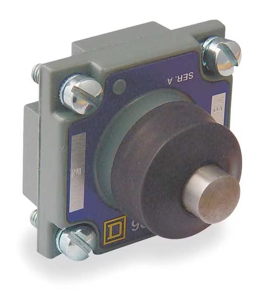 Lmt Swtch Head, Push Rod Plngr, Top, .69 In, Telemecanique Sensors, Mfr#: 9007E