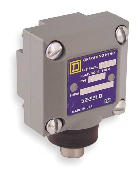 Lmt Swtch Head, Push Rod Plngr, Top, .69 In, Telemecanique Sensors, Mfr#: 9007G