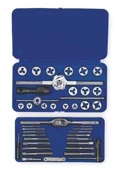 Tap and Die Set, 41 pc, High Carbon Steel, Irwin, Mfr#: 24606