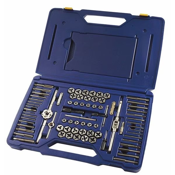 Tap and Die Set, 76 pc, High Carbon Steel, Irwin, Mfr#: 26376