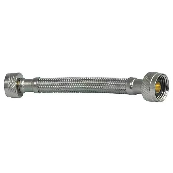 Braided Supply Hose, Stainless Steel, Acorn Controls, Mfr#: 2195-010-000