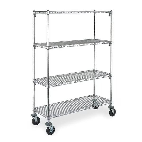 Adjustable Shelf Wire Cart, 18 In. W, Metro, Mfr#: CART 1A
