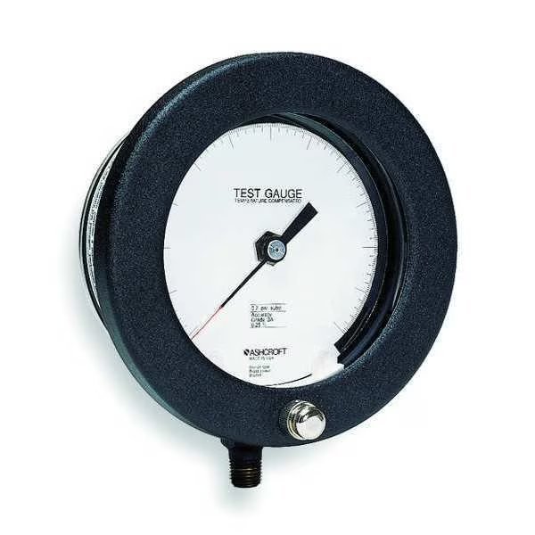 Pressure Gauge, 0 to 10,000 psi, 1/4 in MNPT, Aluminum, Black, Ashcroft, Mfr#: 45-1082PS 02L 10 000 PSI