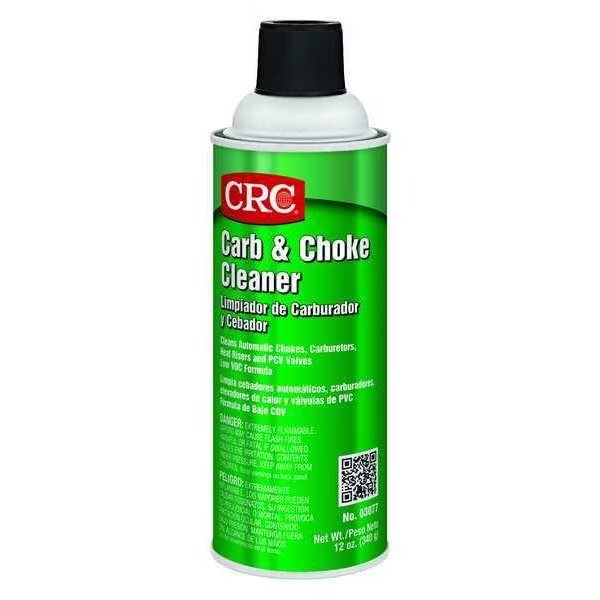 Carburetor and Choke Cleaner, Aerosol Spray Can, 16 oz, Solvent, Flammable, Crc, Mfr#: 03077