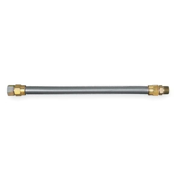 Gas Connector, SS, 3/4 x 24 In, 290,900 Btu, Dormont, Mfr#: 40-4142-24