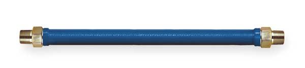 Gas Connector, PVC Coated SS, 1/2 x 48 In, Dormont, Mfr#: 1650BP48
