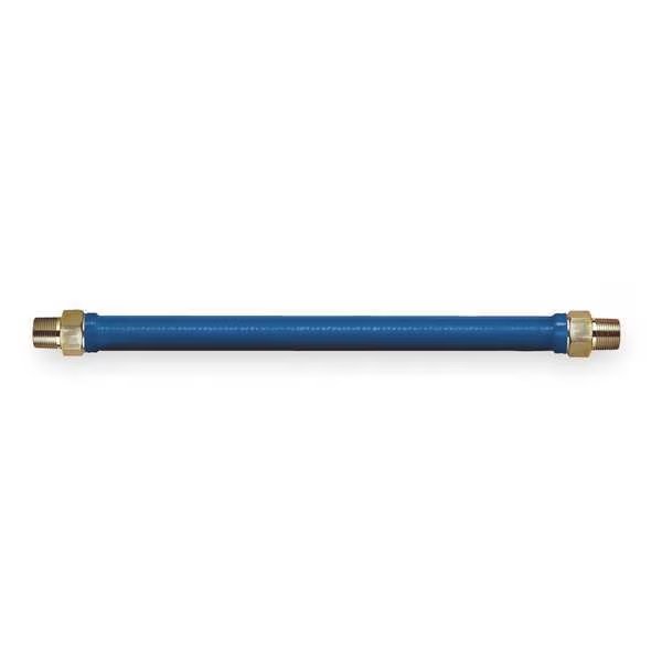Gas Connector, PVC Coated SS, 3/4 x 48 In, Dormont, Mfr#: 1675BP48