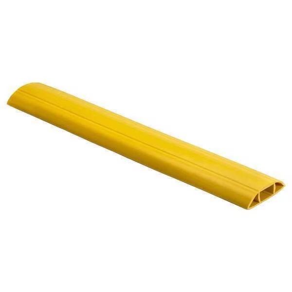 Cable Protector, 1 Channel, Yellow, 3 ft. L, Hubbell Wiring Device-Kellems, Mfr#: FT10Y3