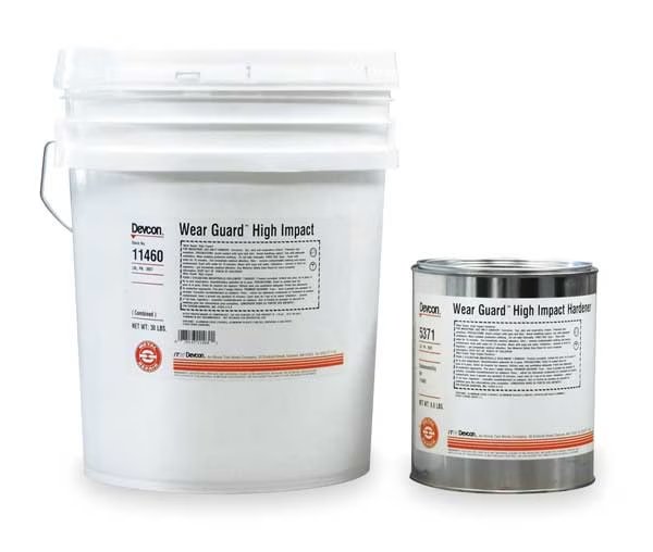 Epoxy Adhesive, 11460 Series, Gray, Pail, 2.5:1 Mix Ratio, 4 to 6 hr Functional Cure, Devcon, Mfr#: 11460