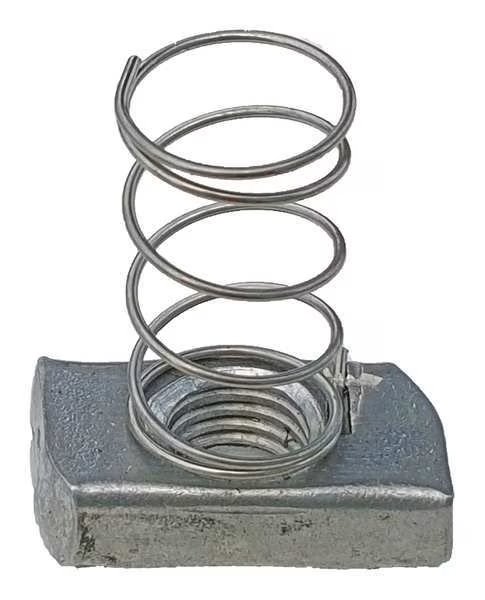 Channel Spring Nut, 3/8 In, Silver, PK25, EnjoyTool Select, Mfr#: V200 3/8S2