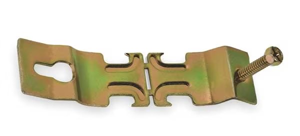 Channel Angler Pipe Clamp, 2 In, Gold, PK10, Superstrut, Mfr#: C109 2
