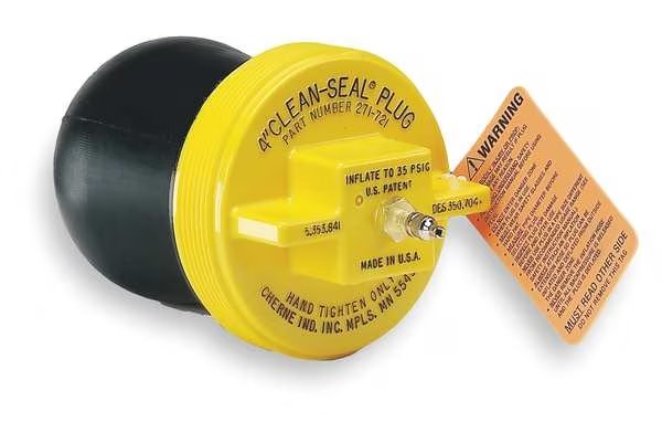 Pipe Plug, Pneumatic, 4 In, Cherne, Mfr#: 271721