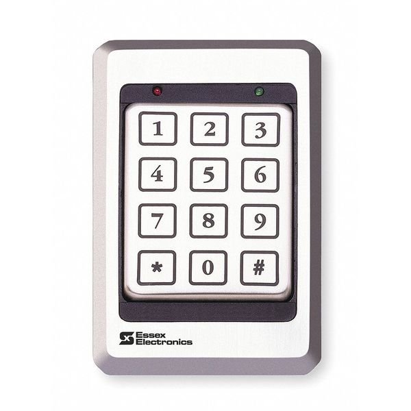 Self Contained Access Control Keypad, 12 Pad 3x4, Stainless, Essex, Mfr#: SKE-34S