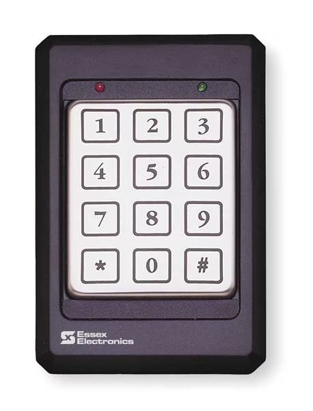 Self Contained Access Control Keypad, 12 Pad 3x4, Black, Essex, Mfr#: SKE-34K