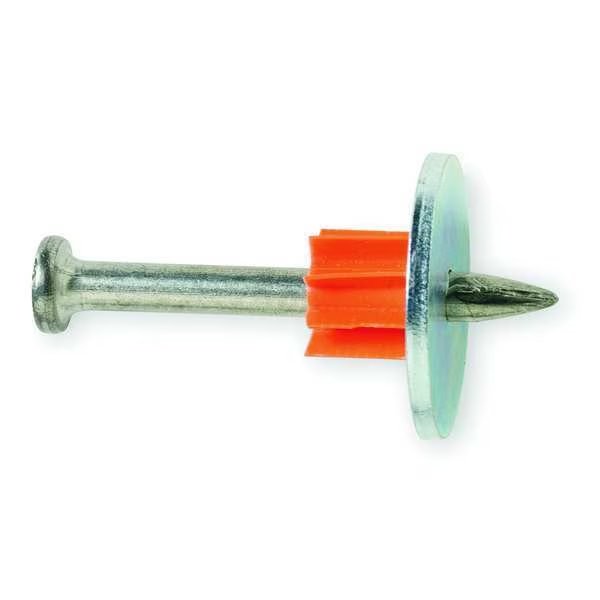 Fastener Pin With Washer, 1 In, PK100, Ramset, Mfr#: 1508SD
