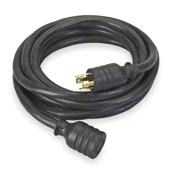Generator Power Cord, 20 Ft, Reliance Controls, Mfr#: PC3020