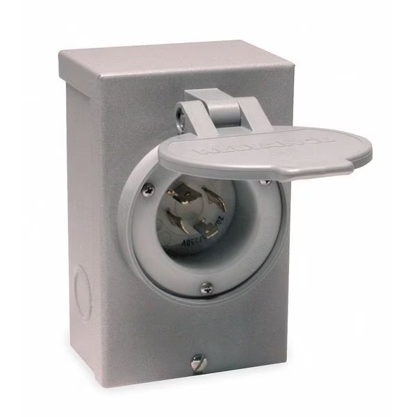Outdoor Power Inlet Box, 30 Amps, Reliance Controls, Mfr#: PB30