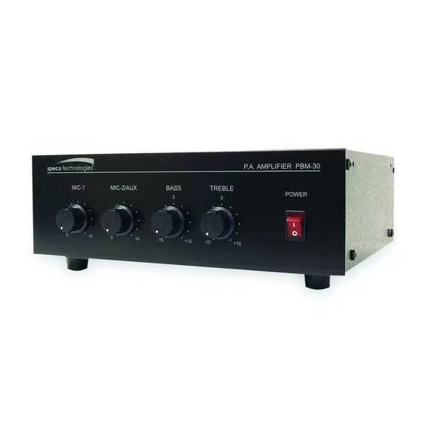 Amplifier, 30W, Contractor, Speco Technologies, Mfr#: PBM30