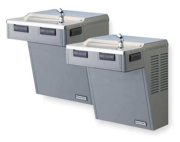 Wall Mount, Yes ADA, 2 Level Water Cooler, Halsey Taylor, Mfr#: HAC8BLPV-NF