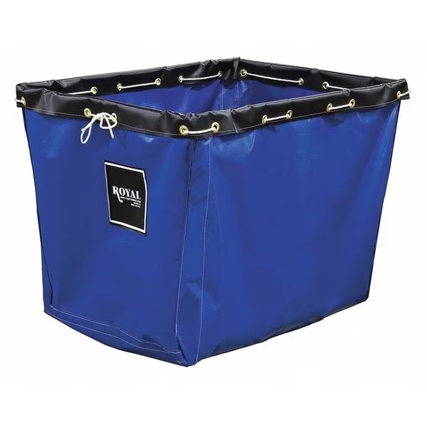 Replacement Liner, 12 Bu, Blue Vinyl, Royal Basket Trucks, Mfr#: G12-BBX-LNN