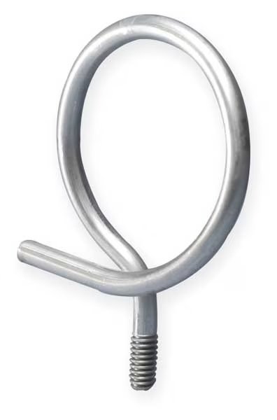 Bridle Ring, Steel, Electrogalvanized, Nvent Caddy, Mfr#: 2BRT32