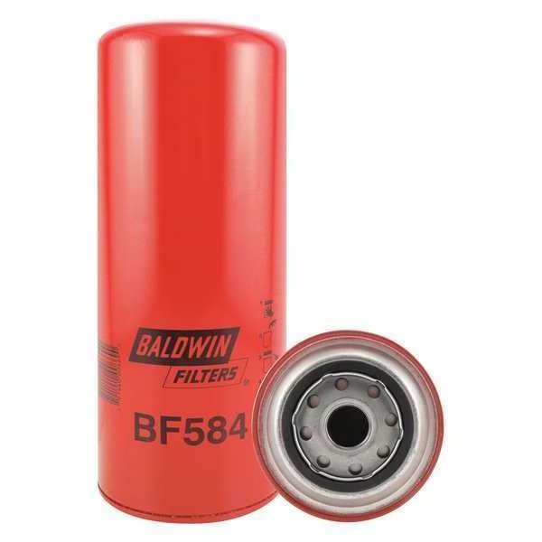 Fuel Filter, 10-7/16 x 4-1/4 x 10-7/16 In, Baldwin Filters, Mfr#: BF584