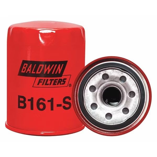 Oil Filter, Spin-On, M20 x 1.5 mm Thread Size, 4 1/16 in L, Baldwin Filters, Mfr#: B161-S