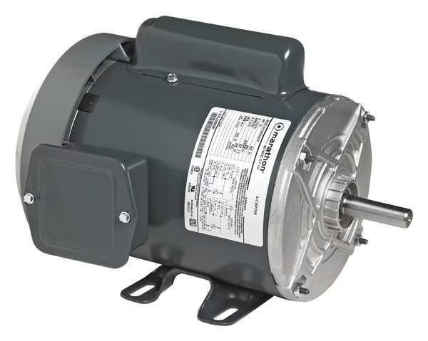 Capacitor-Start General Purpose Motor, 1/2 HP, 56 Frame, 115/208-230V AC Voltage, U.S. Motors, Mfr#: T12CM1J
