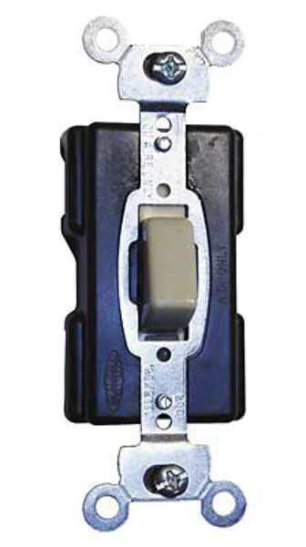 Wall Swtch, 3-Way, 120/277V, 20A, Ivry, Press, Hubbell, Mfr#: HBL1283I