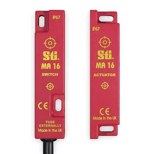 1NC/1NO Magnetically Actuated Safety Interlock Switch, Omron, Mfr#: 44507-1661
