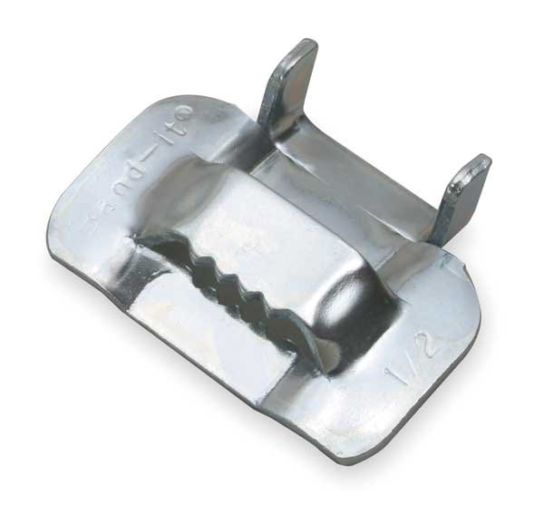 Strapping Buckle, 1/2 In., Banding, PK50, Band-It, Mfr#: GRC354