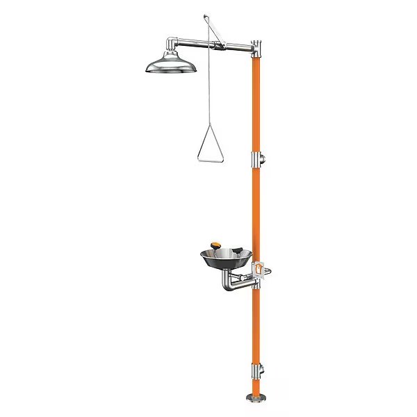 Drench Shower With Face/Eyewash, 16 In. W, Guardian Equipment, Mfr#: G1996