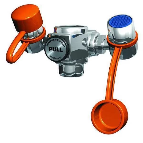 Faucet Mounted Eyewash Station, No Bowl, Brass Valve, Chrome Plated Brass Spray Head, Guardian Equipment, Mfr#: G1100
