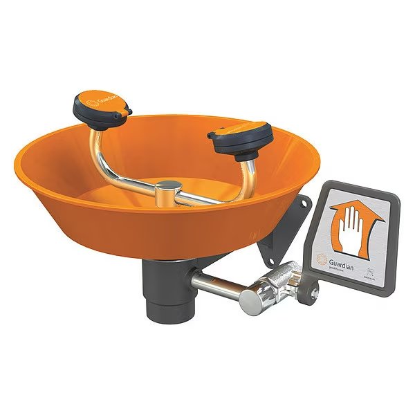 Wall Mounted Eyewash Station ABS Plastic, Guardian Equipment, Mfr#: G1750P