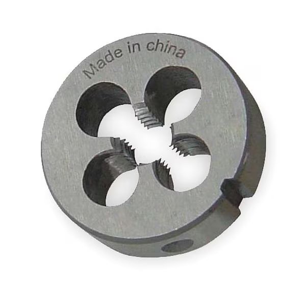 Rd Solid Die, HSS, No 10-24, 1 In OD
