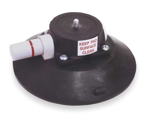 Suction Cup Mount, 6 In Dia, 1/4-20x1/4, Woods Powr-Grip, Mfr#: TL6AMB1420T14L