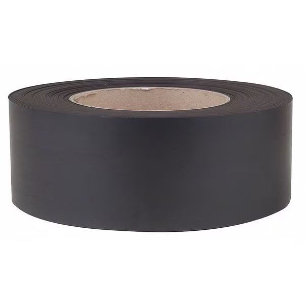 Magnetic Label Roll, W 2 in, L 50 Ft, Black, Aigner Index, Mfr#: MP-200