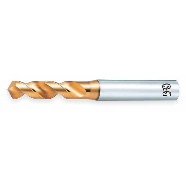 Screw Machine Drill Bit, 1.97 mm Size, 140  Degrees Point Angle, High Speed Steel, TiN Finish, Osg, Mfr#: 8595197
