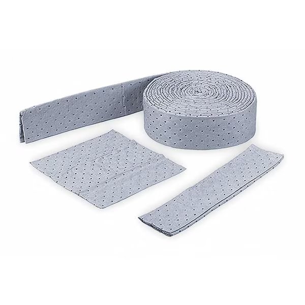 Sorbents, 7 gal, 15 in x 50 ft, Universal, Gray, Polypropylene, Oil-Dri, Mfr#: L90514
