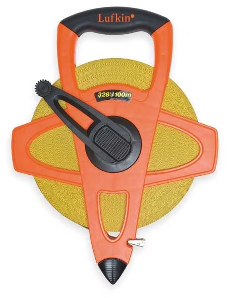 1/2" x 100m/328' SAE/Metric Dual Sided Tape Measure, Crescent Lufkin, Mfr#: FM100CME