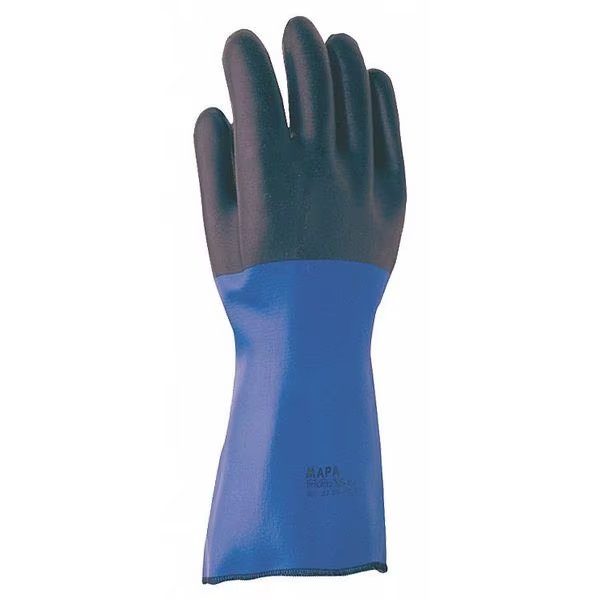 17" Chemical Resistant Gloves, Neoprene, 10, 1 PR, Mapa, Mfr#: 338600