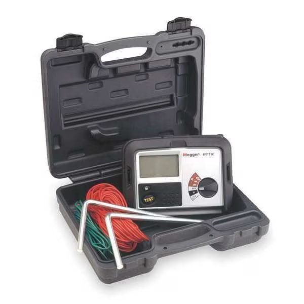 Earth Ground Tester, 128 Hz, 100VAC, Megger, Mfr#: DET3TC