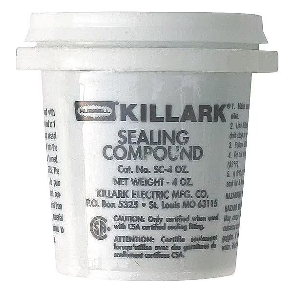 Sealing Compound, 4 Oz, Killark, Mfr#: SC-4OZ