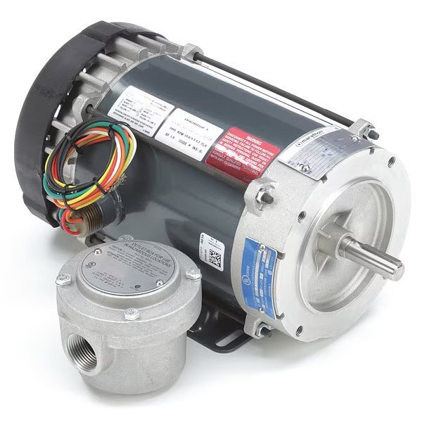 Hzrdus Loc Mtr, Cap Strt, TEFC, 3/4 HP, T3B, Marathon Motors, Mfr#: 056C34G5314