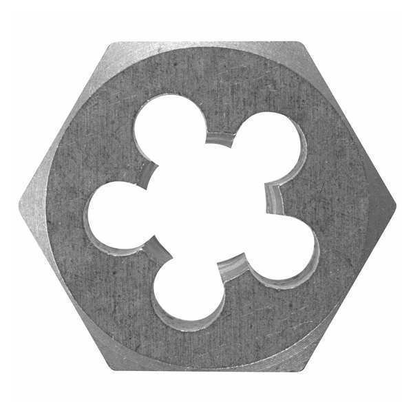 Hexagon Die, Carbon Steel, RH, 7/16-20, NF, Vermont American, Mfr#: BHD716F20