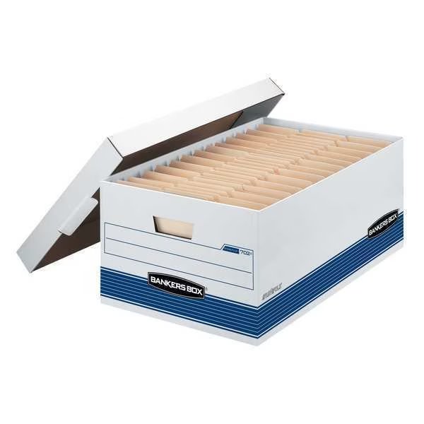 Banker Box, Lgl, 700Lb, Wht/Blue, PK12, Bankers Box, Mfr#: 00702
